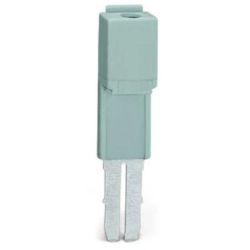 WAGO 280-404 Test plug adapters; 5mm wide; for test plug 210-137 (2.3mm &Oslash); suitable for 1.5mm<sup>2</sup> - 4mm<sup>2</sup> tbs; gray