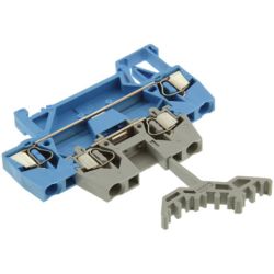 WAGO 280-523 Double-deck terminals; Through/through terminals; for DIN-rail 35 x 15 and 35 x 7.5; 2.5mm<sup>2</sup>; CAGE CLAMP®; 2.50mm<sup>2</sup>; blue/gray