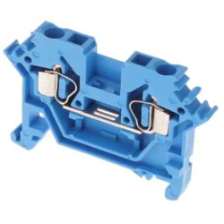 WAGO 280-602 2-conductor through terminals; 2.5mm<sup>2</sup>; suitable for Ex i applications; lateral marker slots; for DIN-rail 35 x 15 and 35 x 7.5; CAGE CLAMP&reg;; 2.50mm<sup>2</sup>; blue
