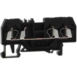 WAGO 280-671 3-conductor through terminals; 2.5mm<sup>2</sup>; center marking; for DIN-rail 35 x 15 and 35 x 7.5; CAGE CLAMP&reg;; 2.50mm<sup>2</sup>; black