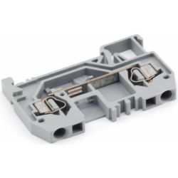 WAGO 280-901 2-conductor through terminals; 2.5mm<sup>2</sup>; center marking; for DIN-rail 35 x 15 and 35 x 7.5; CAGE CLAMP&reg;; 2.50 mm<sup>2</sup>; gray