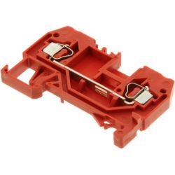 WAGO 280-903 2-conductor through terminals; 2.5mm<sup>2</sup>; center marking; for DIN-rail 35 x 15 and 35 x 7.5; CAGE CLAMP&reg;; 2.50 mm<sup>2</sup>; red