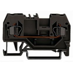 WAGO 280-905 2-conductor through terminals; 2.5mm<sup>2</sup>; center marking; for DIN-rail 35 x 15 and 35 x 7.5; CAGE CLAMP&reg;; 2.50 mm<sup>2</sup>; black