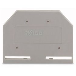 WAGO 281-301 End and intermediate plate; 3mm thick; gray