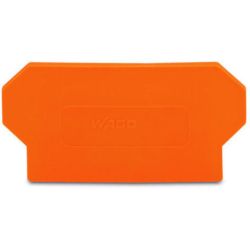 WAGO 281-327 Separator plates; 2mm thick; oversized; orange