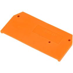 WAGO 281-329 End and intermediate plate; 2.5 mm thick; orange