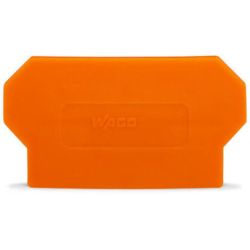 WAGO 282-327 Separator plates; 2 mm thick; oversized; orange