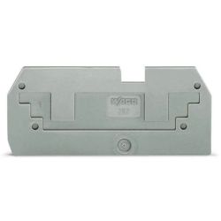WAGO 282-357 Step-down cover plates; 1 mm thick; in connection with 2-conductor 282-901 terminal blocks; gray