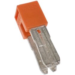 WAGO 282-424 Adjacent jumpers; insulated; Nominal current 41 A; orange