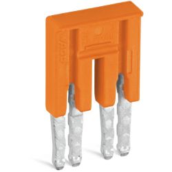 WAGO 282-432 Jumpers; insulated; 2-way; Nominal current 30 A; orange