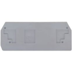 WAGO 283-325 End and intermediate plate; 2.5mm thick; gray