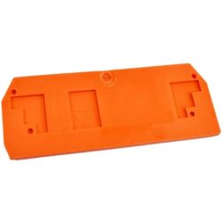 WAGO 283-352 End and intermediate plates; 2.5mm thick; orange