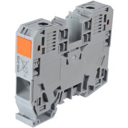 WAGO 285-135 2-conductor through terminal block; 35 mm<sup>2</sup>; lateral marker slots; only for DIN 35 x 15 rail; POWER CAGE CLAMP; 35,00 mm<sup>2</sup>; gray