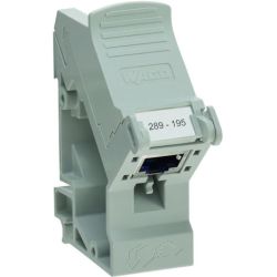 WAGO 289-195 Interface module; RJ-45; IDC technology; Cat. 6; in mounting carrier; with shield connection