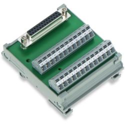 WAGO 289-558 Interface module; with solder pin; Female connectors; 37-pole; Mating connector with solder connection; Vertical mounting; PCB terminal blocks