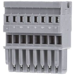 WAGO 769-108 X-COM 1-conductor female plugs; 4 mm<sup>2</sup>; 8-pole; 4.00 mm<sup>2</sup>; gray