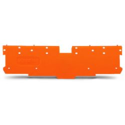 WAGO 769-302 X-COM End and intermediate plates; 1.1 mm thick; orange