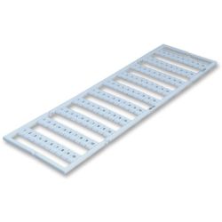 WAGO 793-502 WMB marker cards; as card; MARKED; 1 to 10 (10x); not stretchable; Horizontal marking; snap-on type; white
