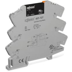 WAGO 857-727 Solid-state relay module; Nominal input voltage: 115 V AC/DC; gray
