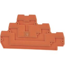WAGO 870-569 End and intermediate plate; 2 mm thick; orange