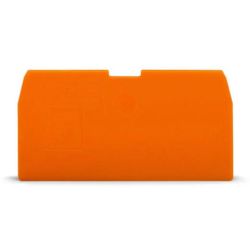 WAGO 870-944 End and intermediate plates; 1 mm thick; orange