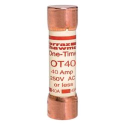 Mersen OT40 Ferraz Shawmut Class K-5 UL/CSA Listed Power Fuse 250VAC 250VDC 40A