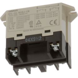 Omron G7L-2A-BUBJ-CB DC24 2PST Normally Open Screw Terminal Upper Bracket with Test Button Class B Insulation 24VDC General Purpose Relay G7L Series