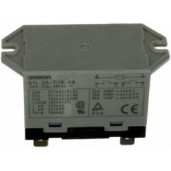 Omron G7L-2A-TUB-CB-DC24 2PST Normally Open Quick-Connect Terminal Upper Bracket Class B Insulation 24VDC General Purpose Relay G7L Series