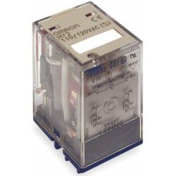 Omron MY2 AC110/120 (S) DPDT without LED Indicator 110VAC-120VAC Miniature Power Relay MY(S) Series