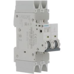 SIEMENS 5SJ4 210-7HG42 277VAC 10kA, 2-pole, C Curve, 10A according to UL489 480Y 125VDC MCB Miniature Circuit Breakers