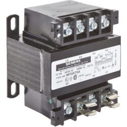 SIEMENS MT0075A 75VA Primary 240-480VAC, 230-460VAC, 220-440VAC Secondary 120/115/110VAC Control Power Transformer Surface Mount