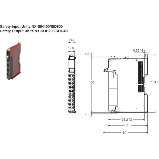OMRON オムロン NX-SID800 安全入力ユニット 新品未使用未開封 NX-SID800 | NXシリーズ セーフティI／Oユニット NX-SI／SO