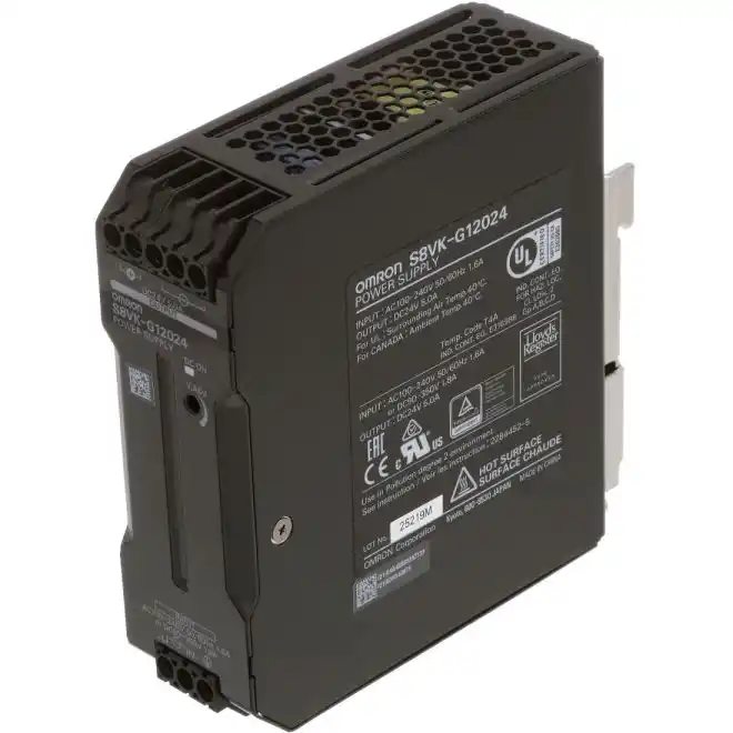 S8VK-G12024 Omron 1-Phase 120W 24VDC 5A Switch Power Supply
