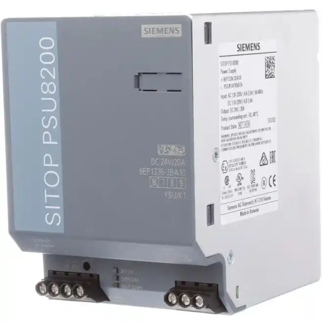 6EP1336-3BA10 SIEMENS SITOP 24VDC/20A Power Supply 120-230VAC 110