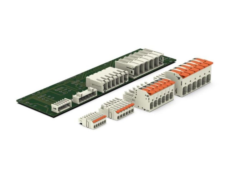 The entire pluggable connector family of the WAGO MULTI CONNECTION SYSTEM (MCS) with lever